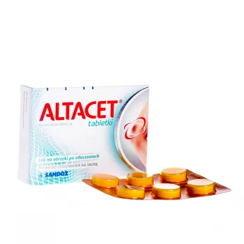 Altacet - lek na obrzęki po stłuczeniach, 6 tabletek 