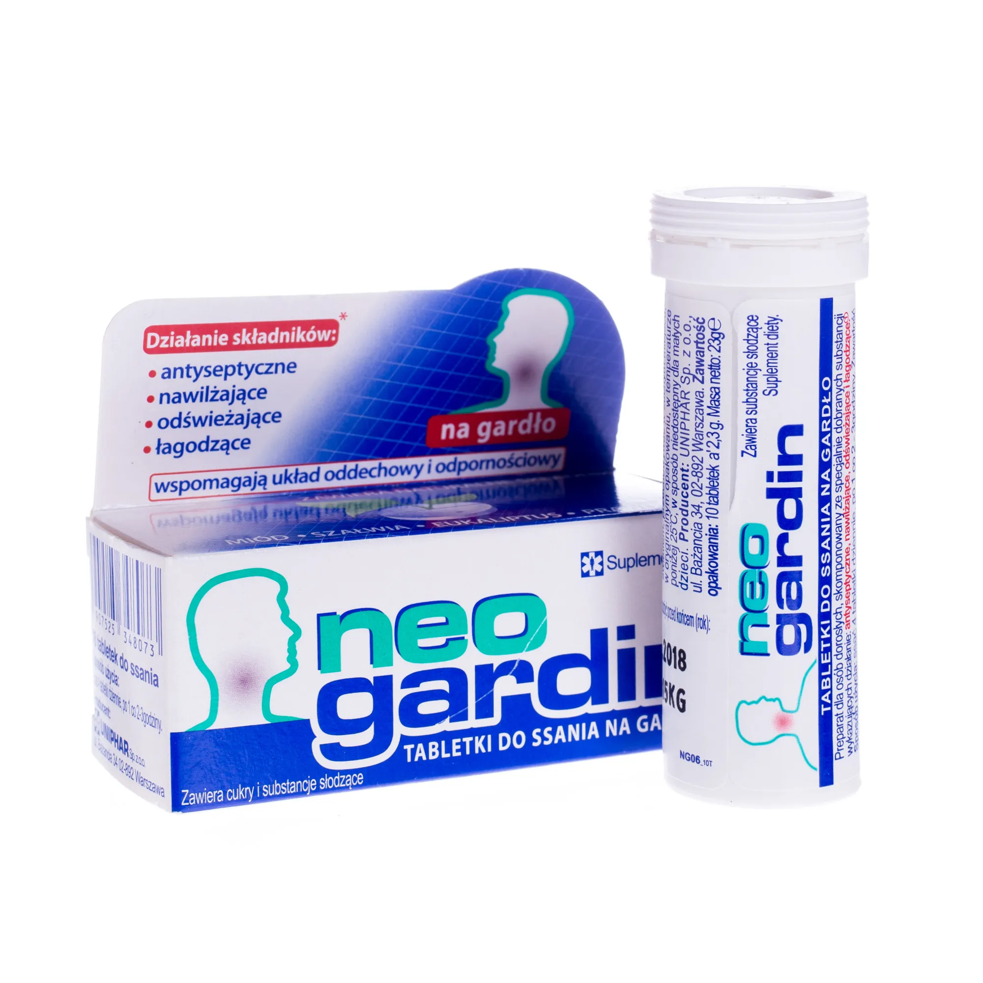 Neo Gardin, suplement diety, 10 tabletek do ssania