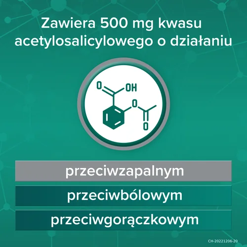 Aspirin Pro 500 mg, 20 tabletek powlekanych