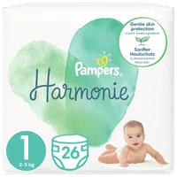 Pampers Harmonie Newborn pieluszki jednorazowe rozmiar 1, 2-5 kg, 26 szt.