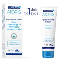 Novaclear Atopis Hydro-Control Cream, krem natłuszczająco-nawilżający do twarzy i ciała, 250 ml