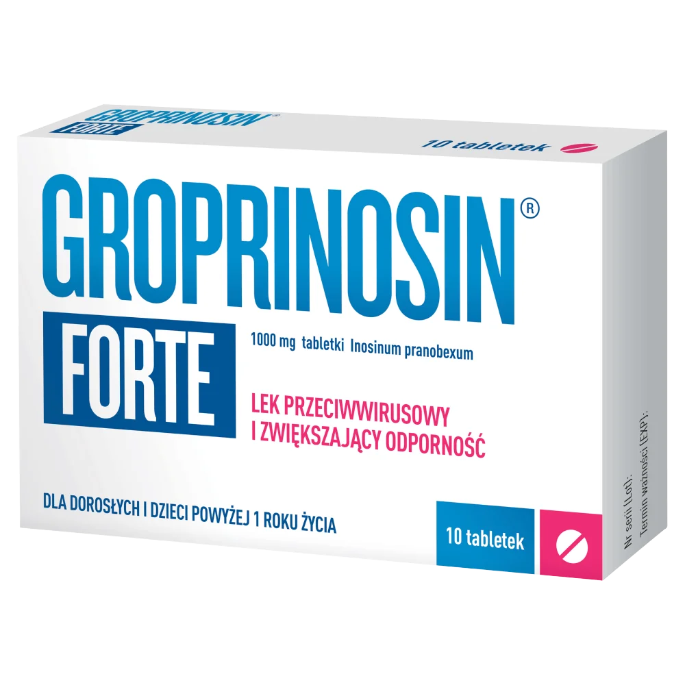 Groprinosin Forte 1000 mg 10 tabletek
