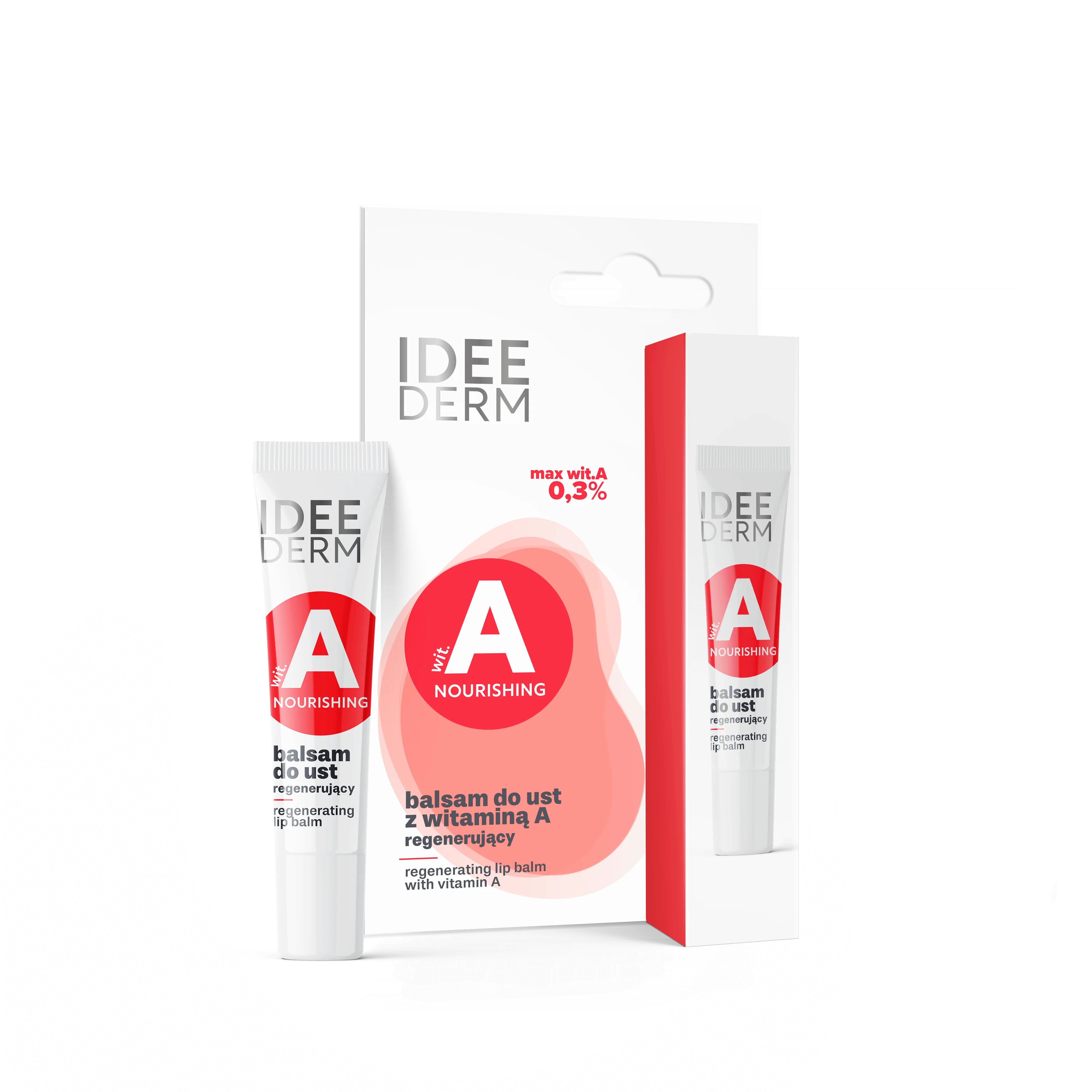 Idee Derm balsam do ust ochronny z witaminą A, 12 ml