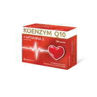 Koenzym Q10 + witamina E, suplement diety, kapsułka miękka, 120 sztuk
