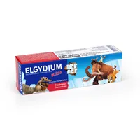 Elgydium Kids Ice Age, pasta do zębów w postaci żelu, orzeźwiająca truskawka, 50 ml