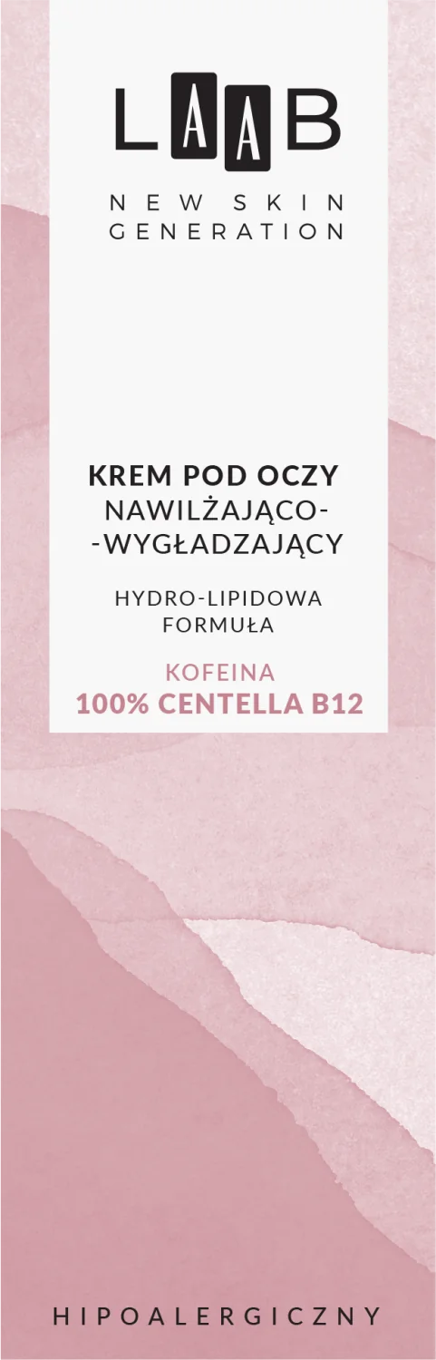 AA Laab 100% Centella B12 nawilżająco-wygładzający krem pod oczy, 15 ml