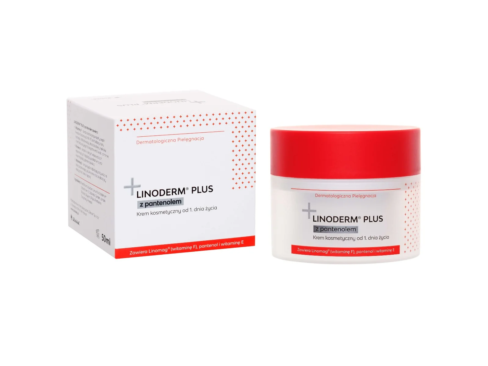 Linoderm Plus z Pantenolem krem kosmetyczny, 50 ml