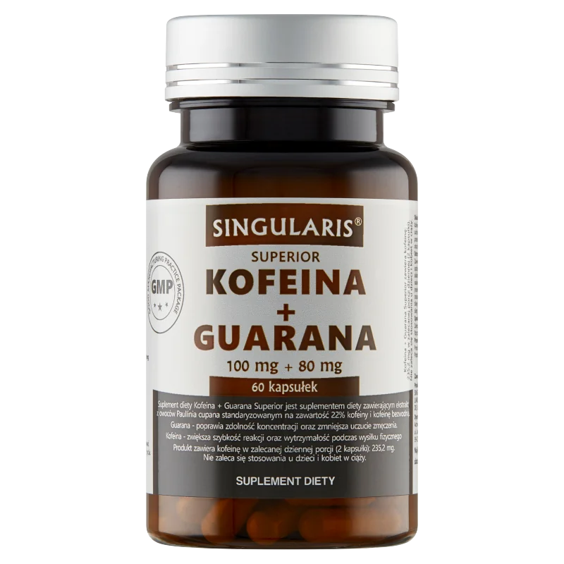 Singularis Superior Kofeina + Guarana 60 kapsułek