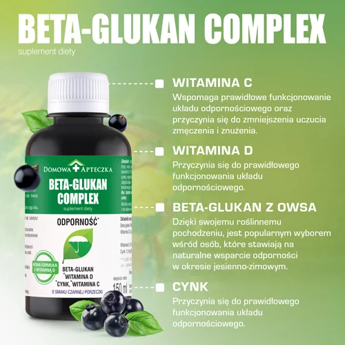 Domowa Apteczka Beta-glukan Complex płyn, 150 ml