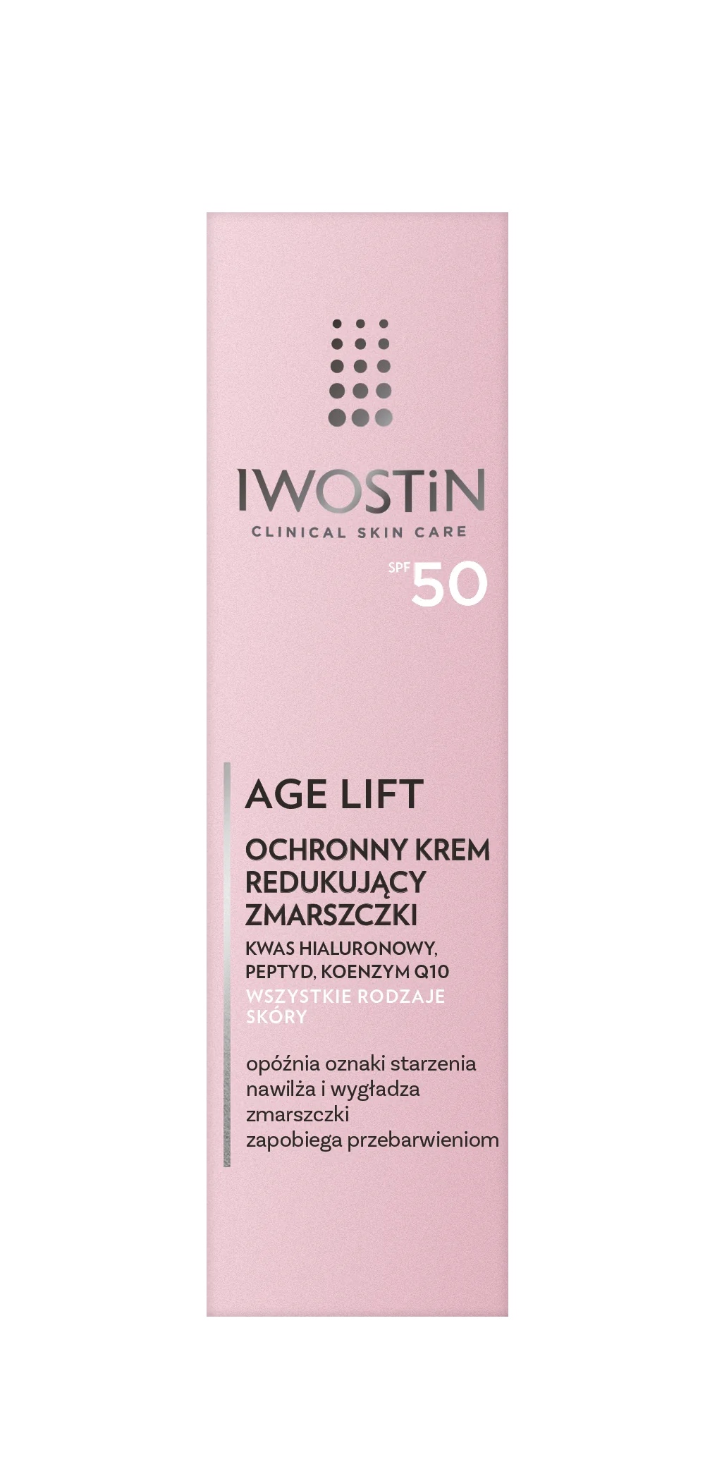 Iwostin Age Lift ochronny krem redukujący zmarszczki z filtrem SPF50, 40 ml