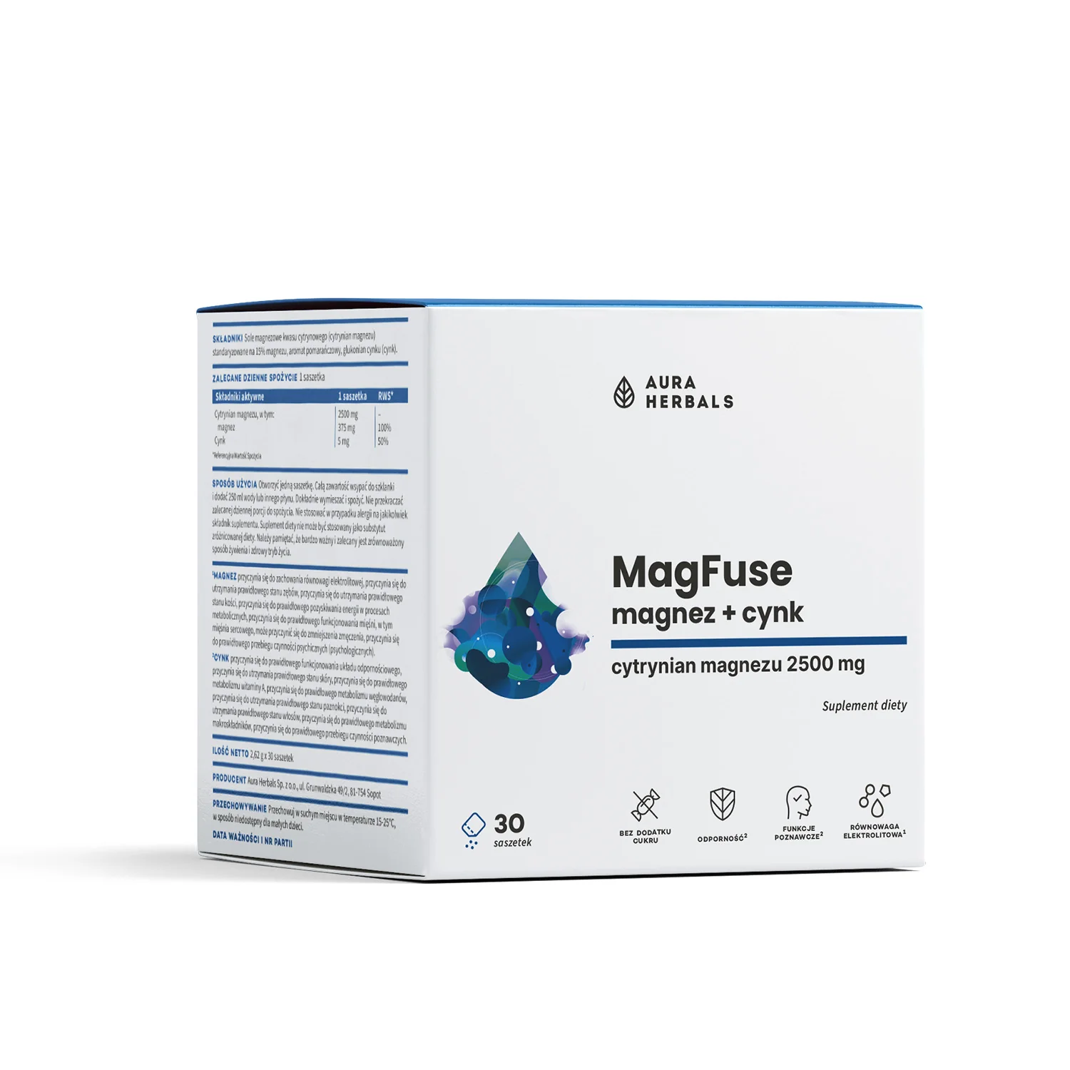 MagFuse: Magnez + cynk 30 saszetek