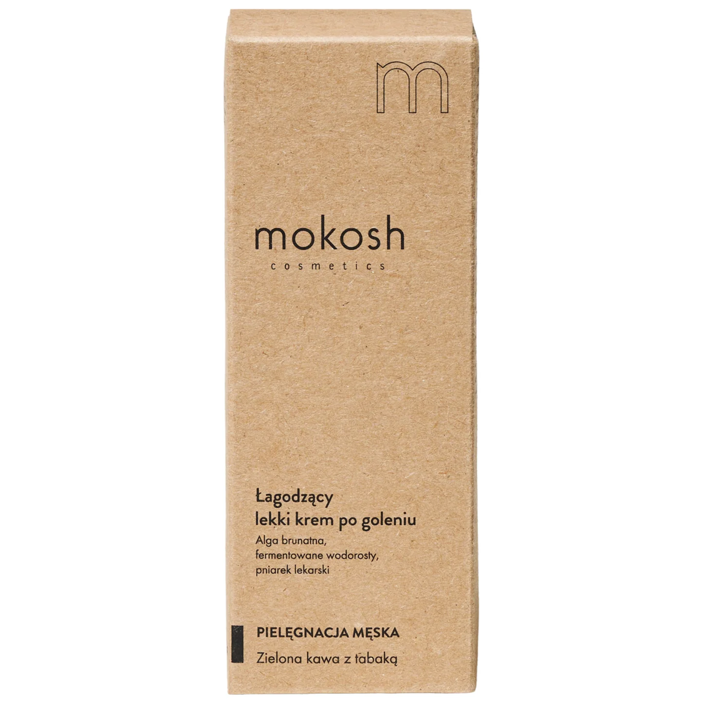 Mokosh łagodzący lekki krem po goleniu Zielona kawa z tabaką, 90 ml