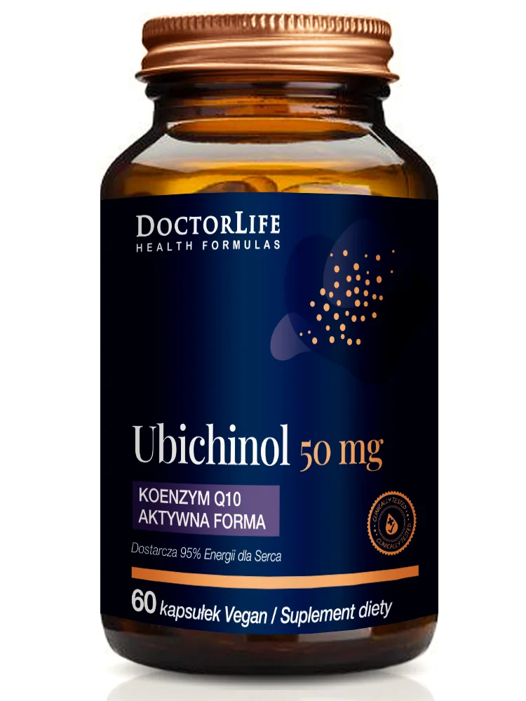 Doctor Life Ubichinol 50 mg Koenzym Q10 aktywny, 60 kapsułek