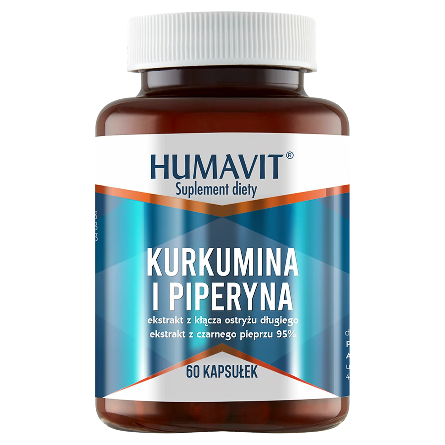Humavit Kurkumina i Piperyna 60 kapsułek