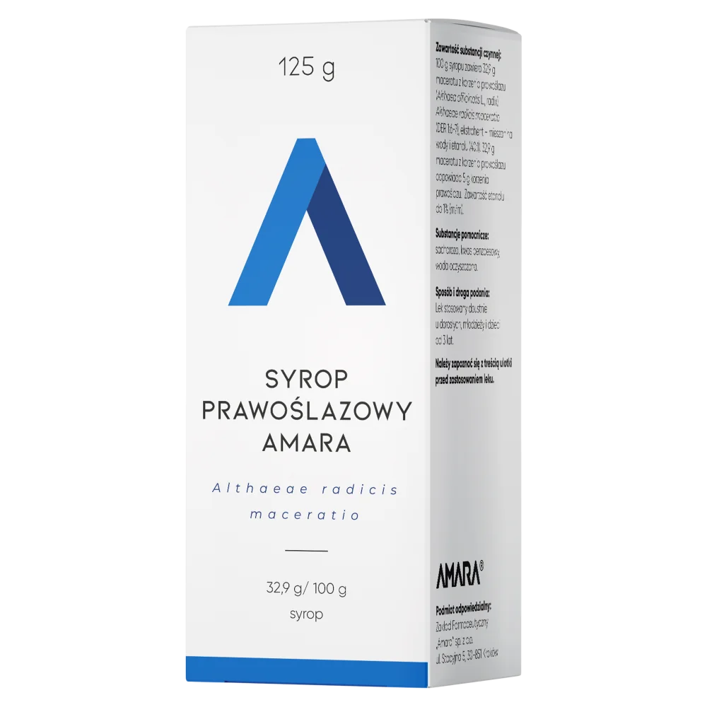 Amara syrop prawoślazowy, 125 g