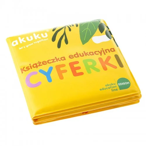 Akuku książeczka edukacyjna do wody - Cyferki