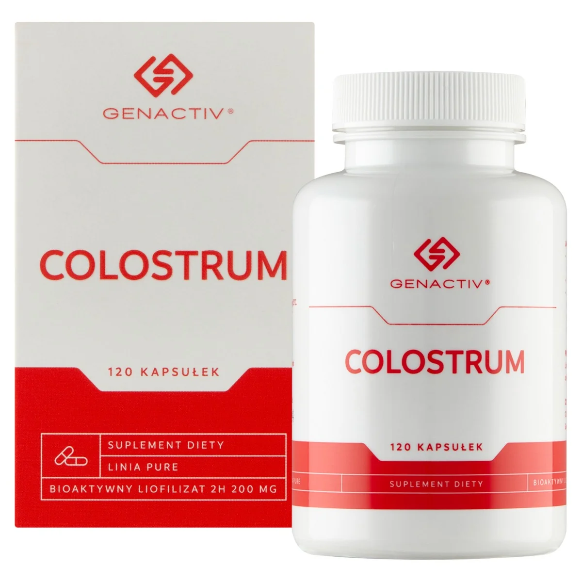 Colostrum Genactiv 120 kapsułek