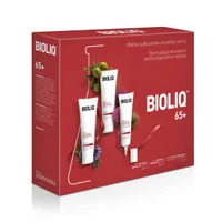 BIOLIQ 65+ Zestaw, krem na dzień, 50ml + krem na noc, 50ml + krem do oczu, ust, szyi i dekoltu, 30ml