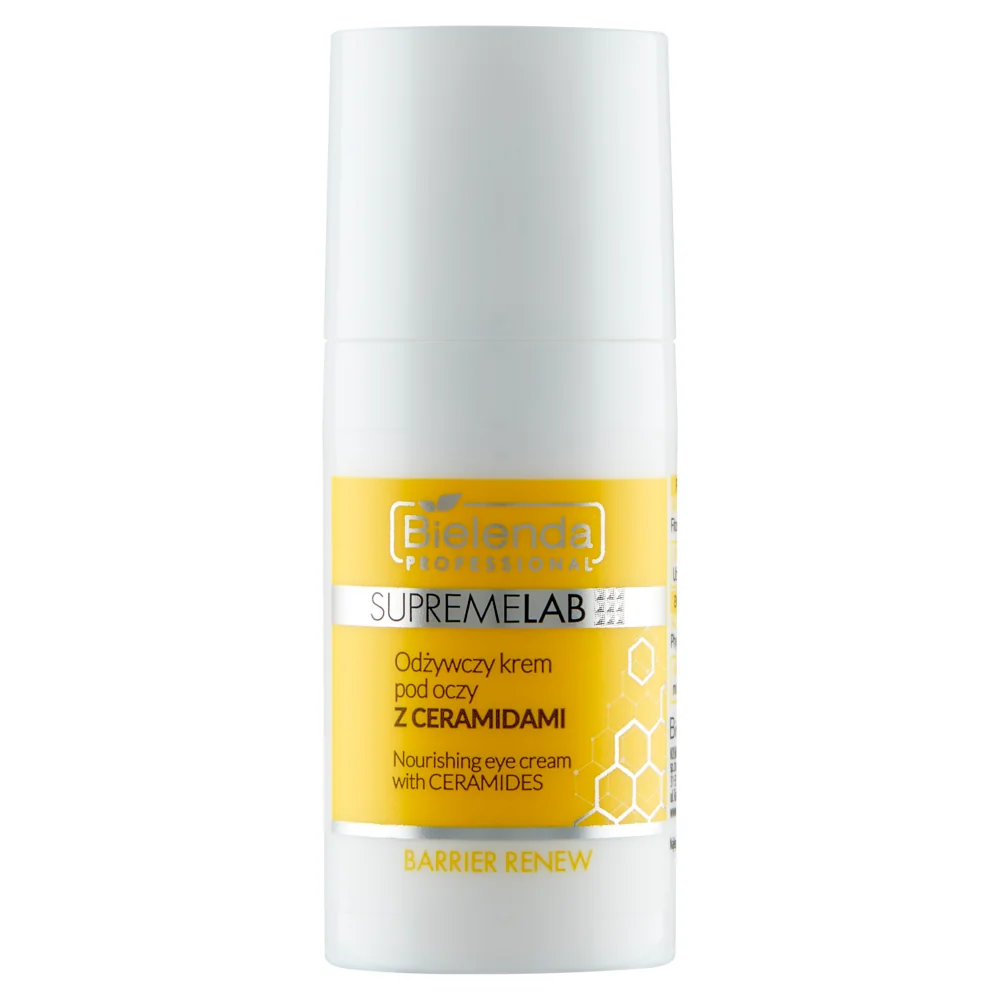 Bielenda Professional SupremeLab odżywczy krem pod oczy z ceramidami, 15 ml