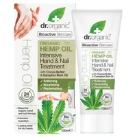 Dr.Organic Hemp Oil krem do rąk i paznokci, z olejem konopi siewnych, 100 ml