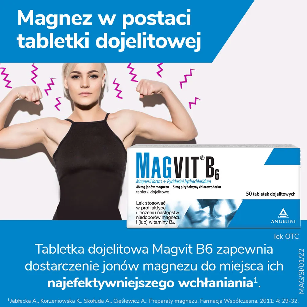 MagVIt B6, 50 tabletek 