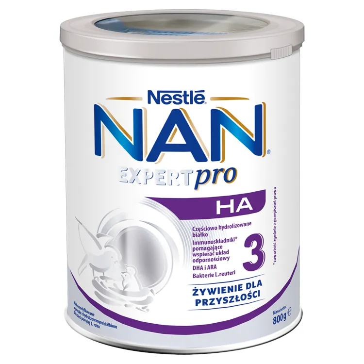 Nestle Nan Expert Pro HA 3, mleko modyfikowane dla dzieci powyżej 1. roku, 800 g 
