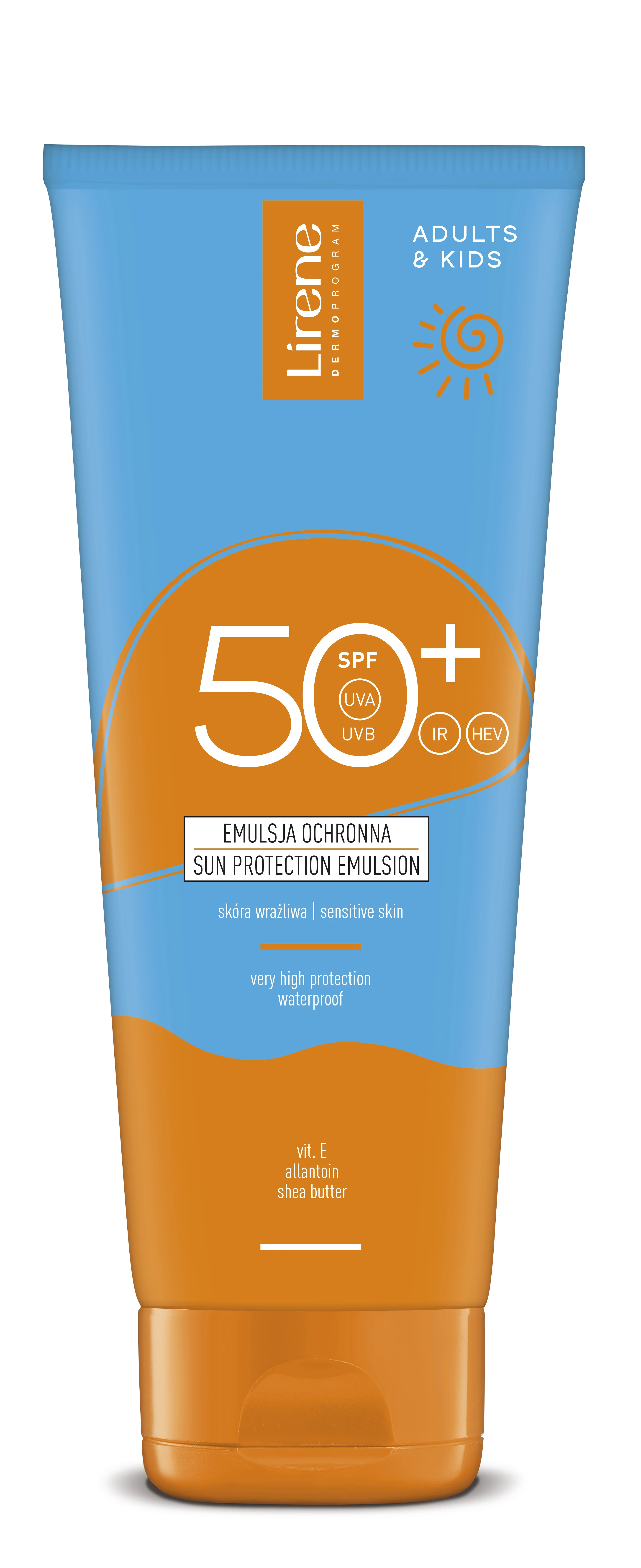 Lirene SUN Emulsja nawilżająca SPF 50+