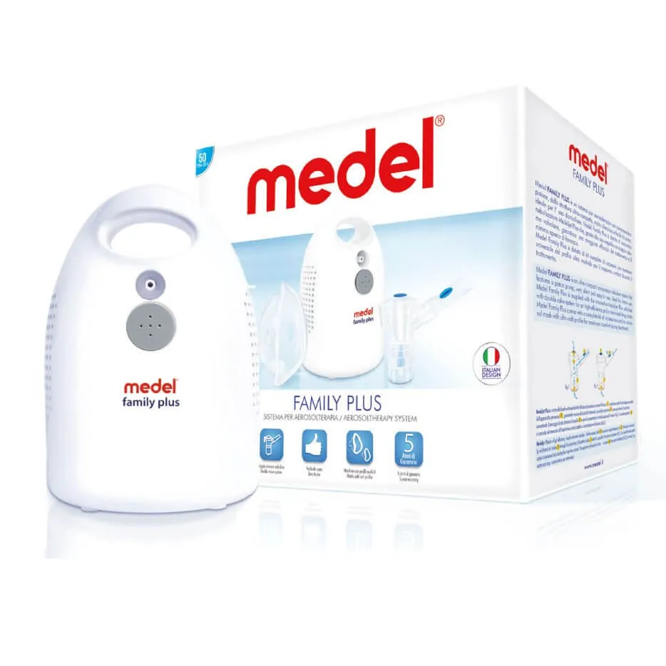 Medel Family Plus, inhalator pneumatyczno-tłokowy z nebulizatorem Medel Jet Plus
