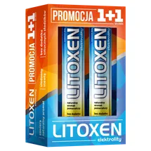 Litoxen, elektrolity, 20 + 20 tabletek musujących