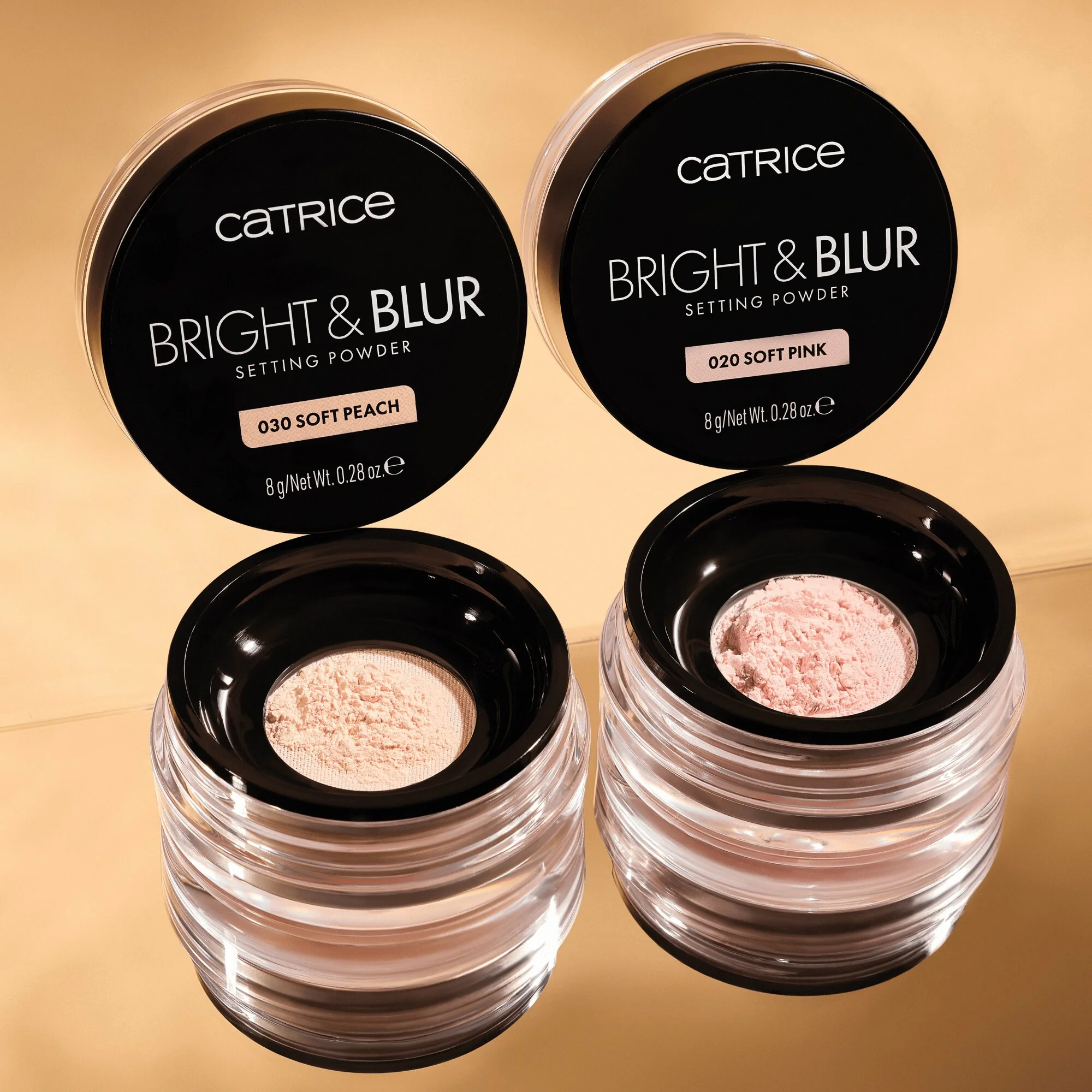 CATRICE Bright & Blur puder utrwalający 020 Soft Pink, 8 g