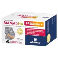 MamaDHA Premium +, 90 kapsułek