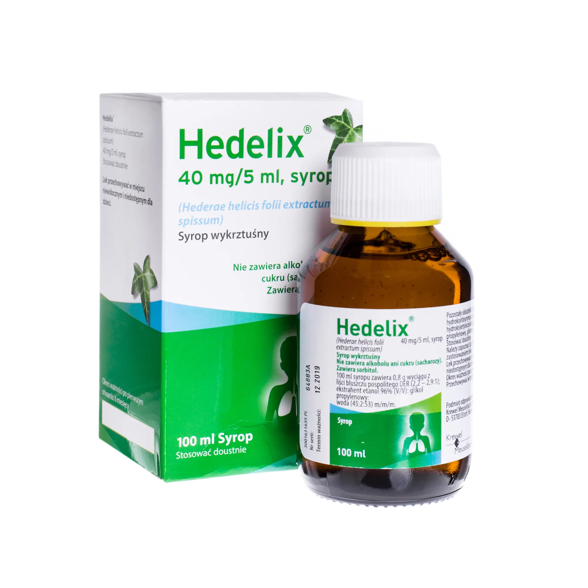 Hedelix, syrop wykrztuśny, 100 ml