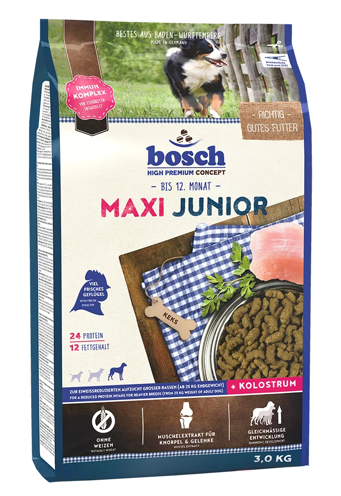 Bosch Maxi Junior karma dla psów, 3 kg
