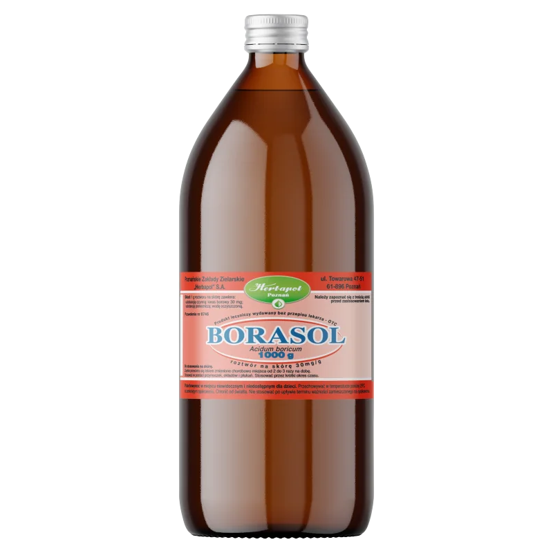 Borasol roztwór na skórę, 1000 g