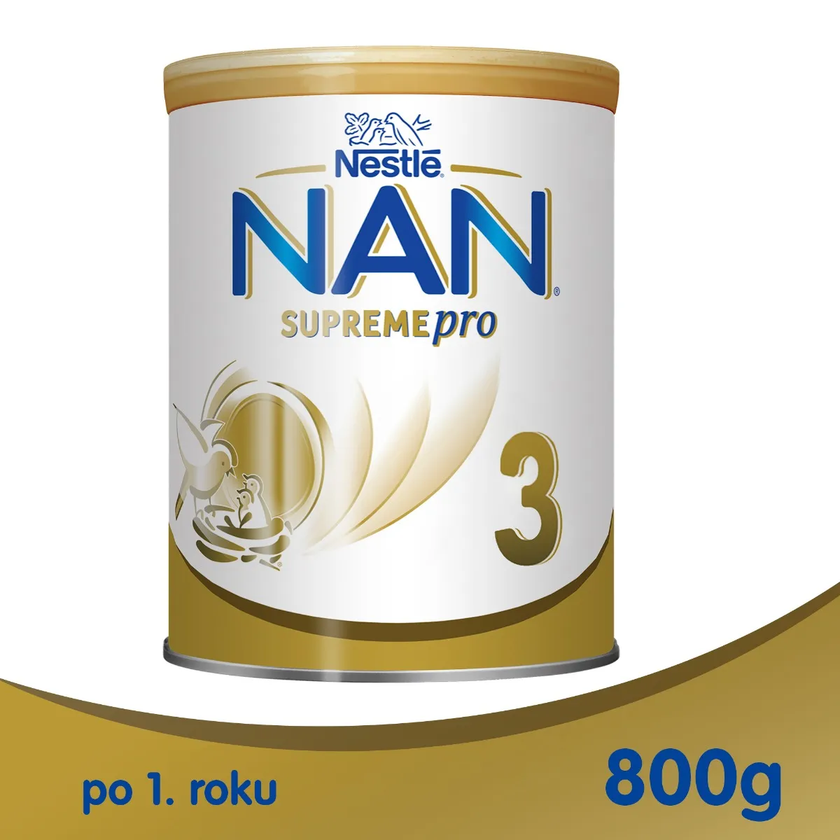 Nestle Nan Supreme Pro 3 HM-O Mleko Modyfikowane Junior Dla dzieci po 1. roku, 800g 