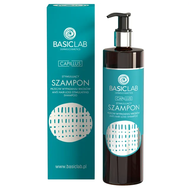BASICLAB, szampon przeciw wypadaniu włosów, 300 ml