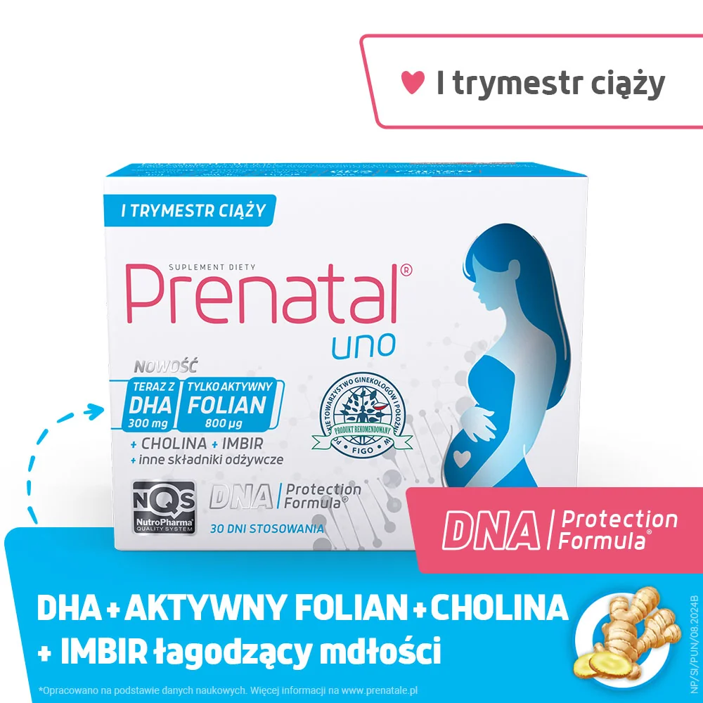 Prenatal ® Uno DHA 30 + 30 kapsułek