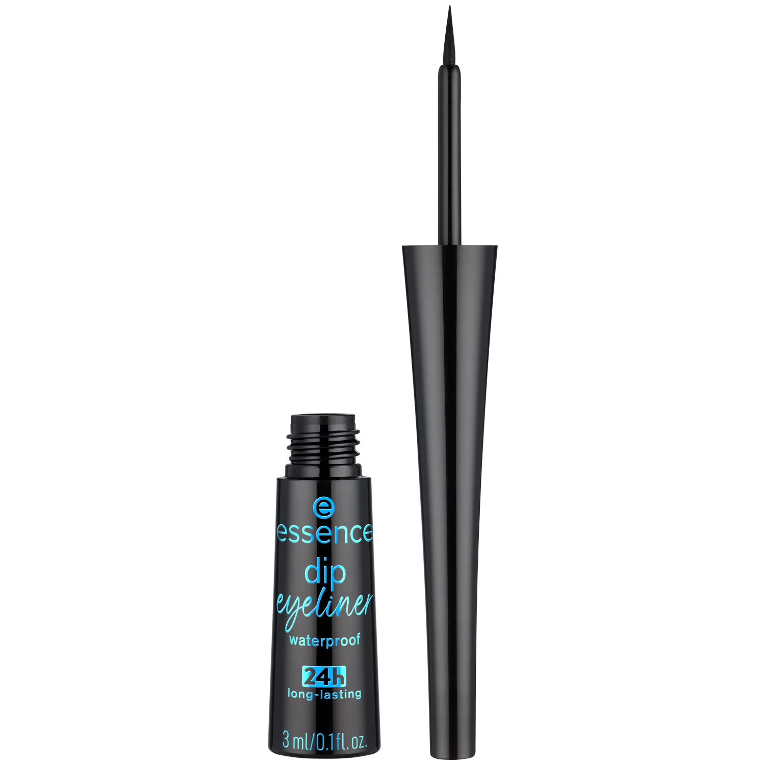 Esscence Eyeliner dip 24h long-lasting eyeliner w płynie, wodoodporny, 01, 3 ml