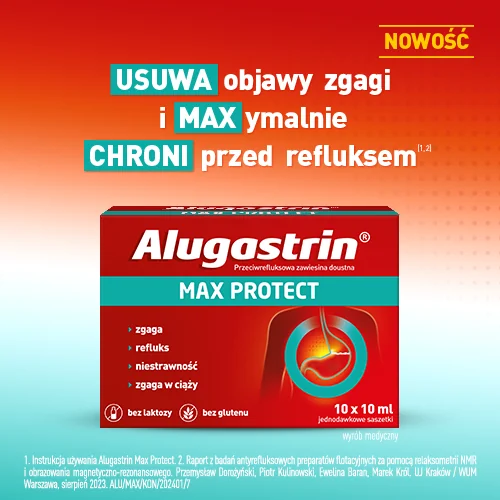 Alugastrin Max Protect 10 saszetek po 10 ml