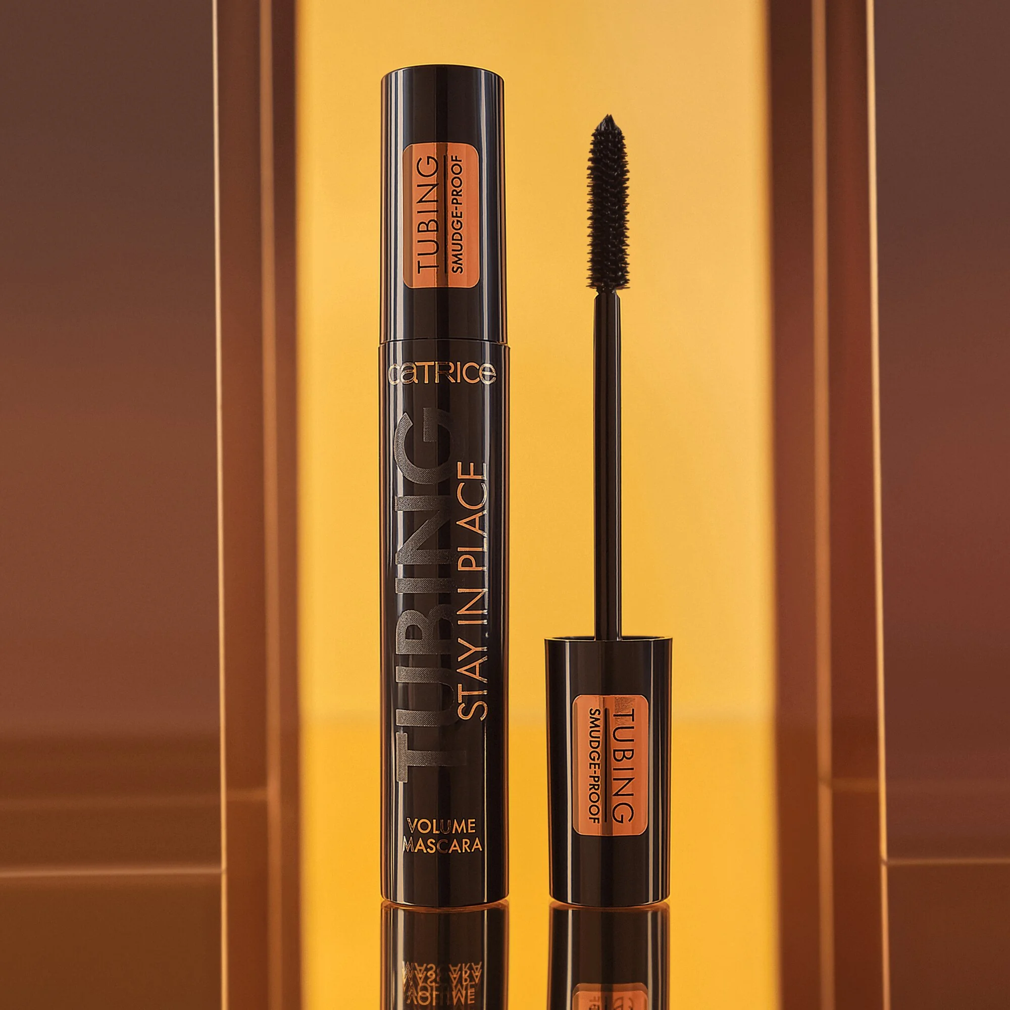 CATRICE Tubing Stay In Place Volume Mascara maskara do rzęs 010 Panda-Proof Black, 11 ml