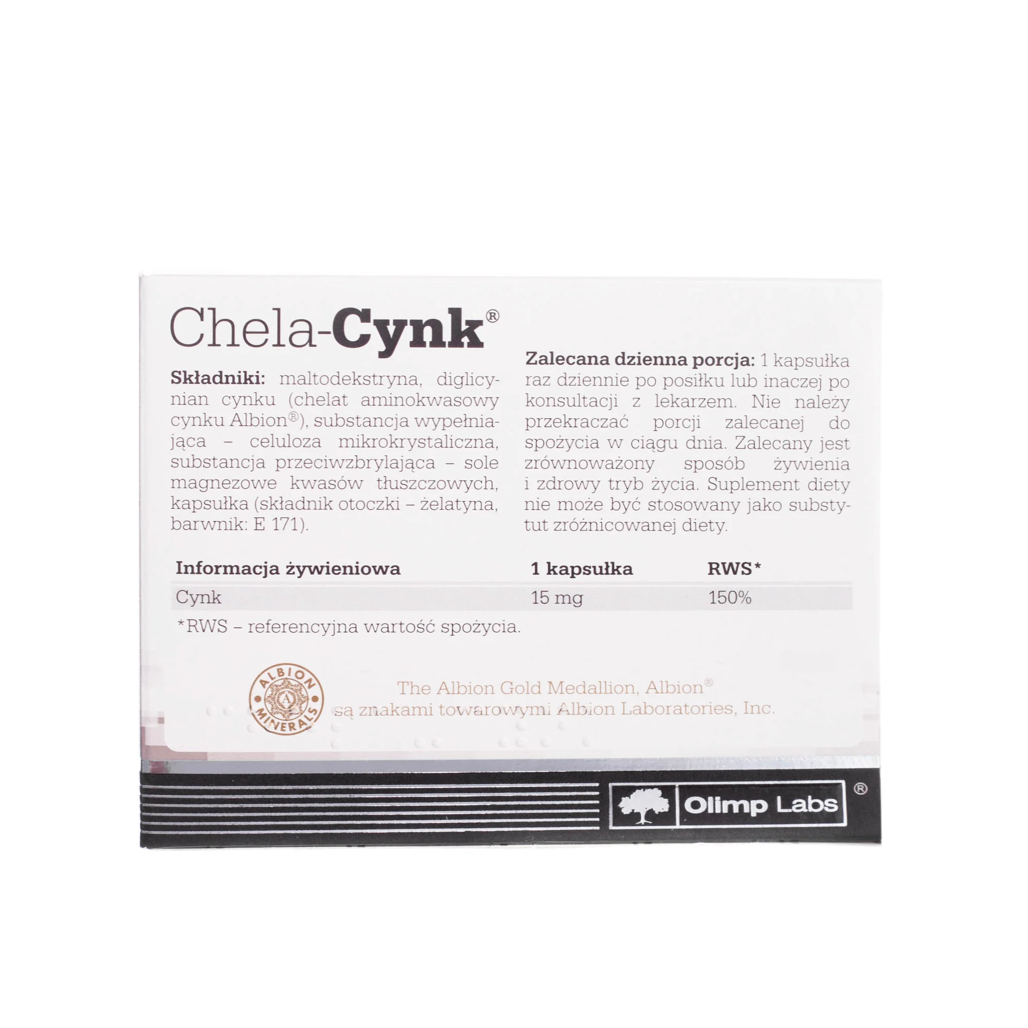 Olimp Chela-Cynk 30 kapsułek