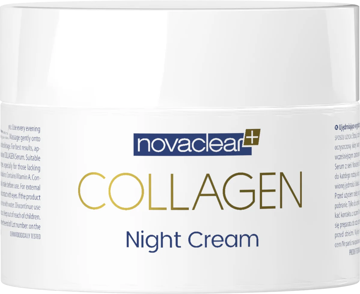 Novaclear Collagen ujędrniająco-wygładzający krem na noc, 50 ml