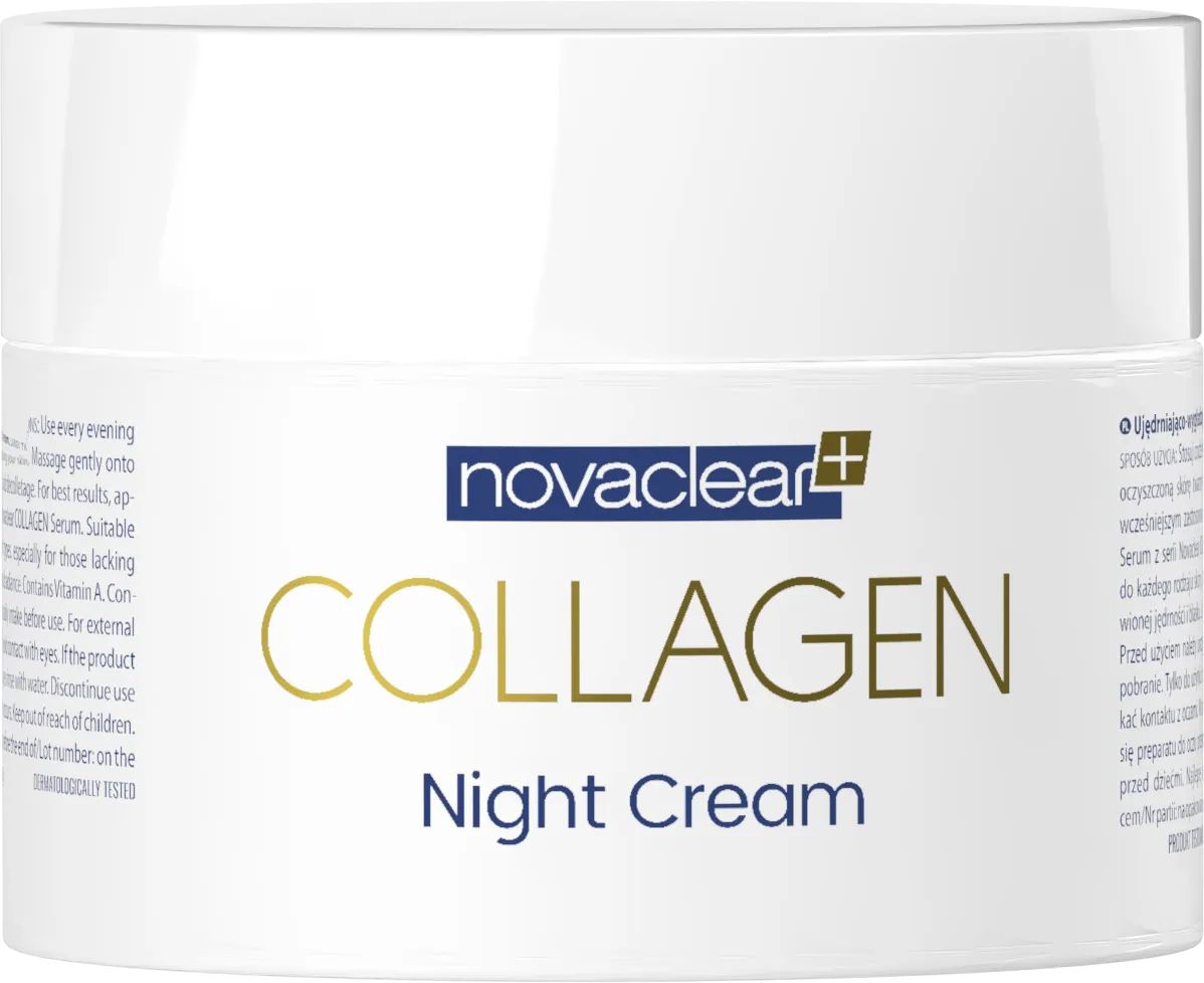 Novaclear Collagen ujędrniająco-wygładzający krem na noc, 50 ml