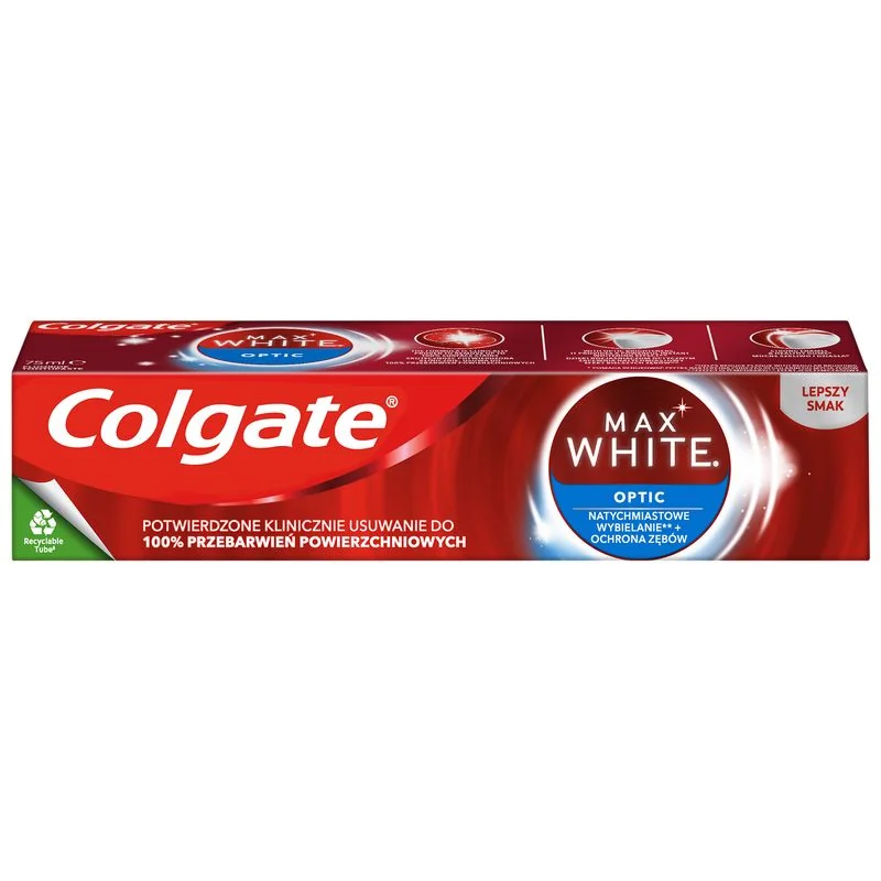 Colgate Max White Optic wybielająca pasta do zębów, 75 ml