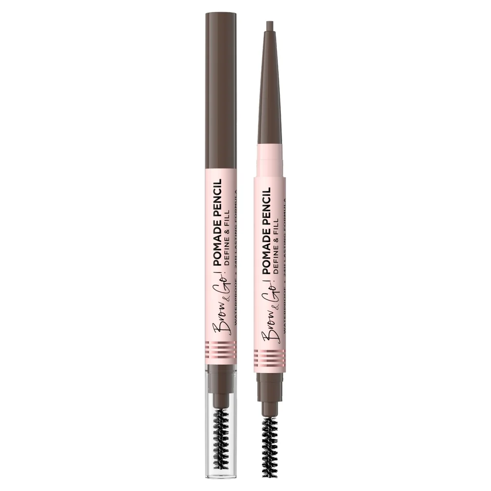 Eveline Cosmetics Brow & Go! pomada do brwi w kredce Taupe, 14 g