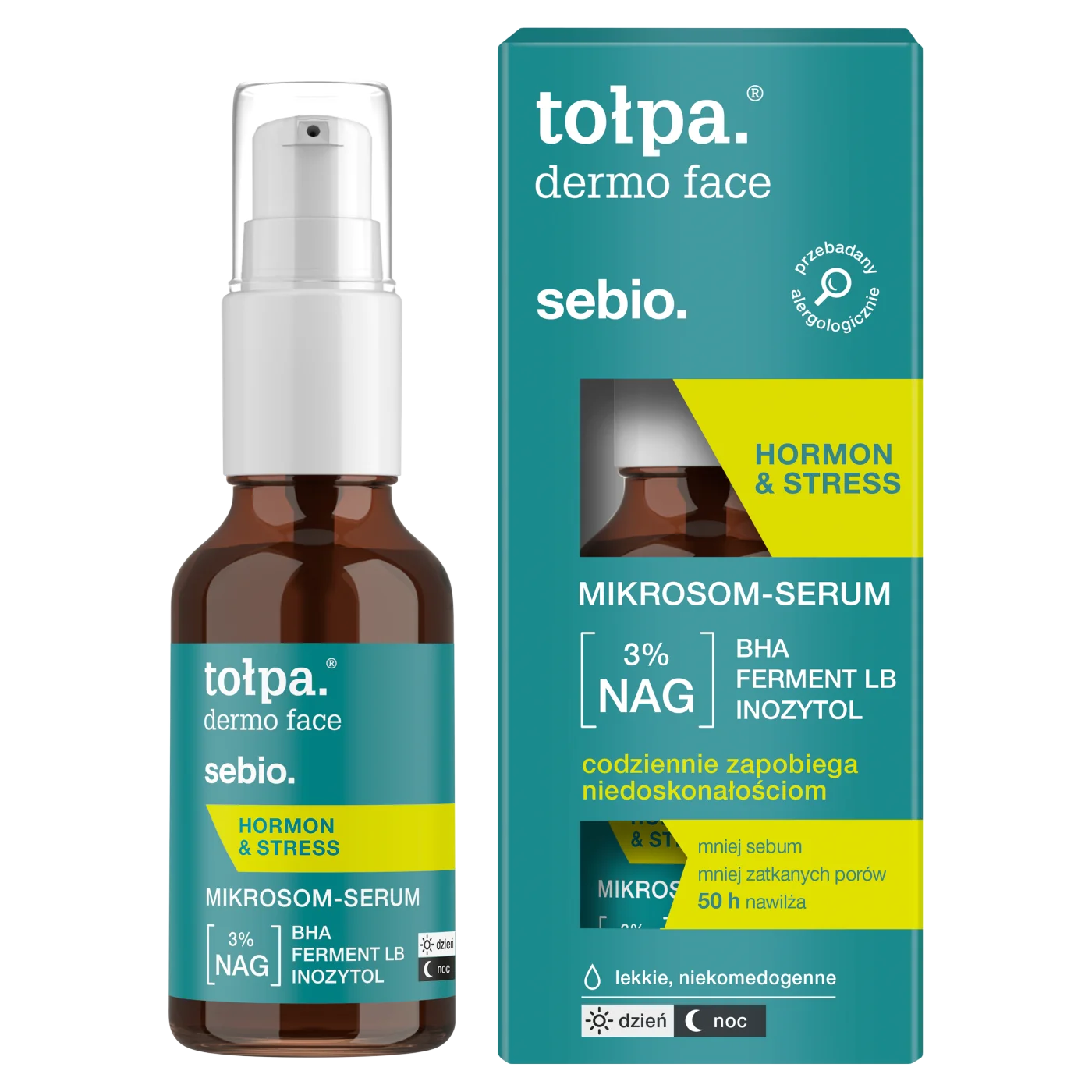 Tołpa Dermo Face Sebio hormon & stress mikrosom-serum, 30 ml