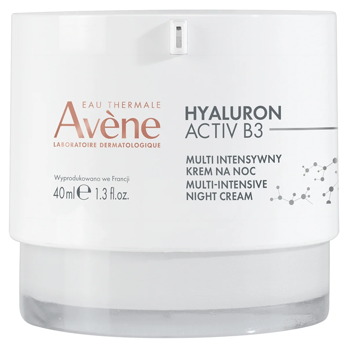 Avène Hyaluron Activ B3 multiintensywny krem na noc, 40 ml