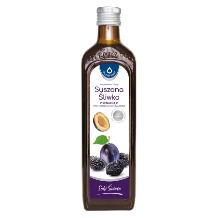 Oleofarm Sok z suszonej śliwki z witaminą C 490 ml