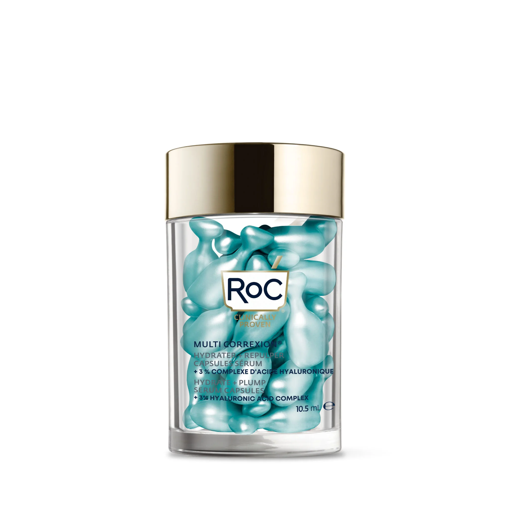 RoC Multi Correxion® Hydrate & Plump serum do twarzy, 30 kapsułek