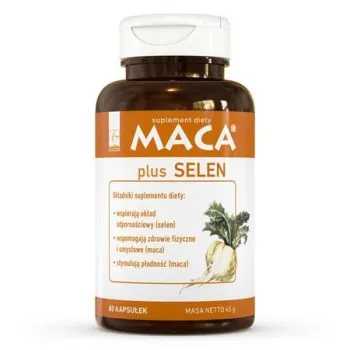 Maca + Selen, suplement diety, 80 kapsułek 